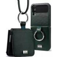 Galaxy flip 4 cover Ringke SIGNATURE FOLIO GALAXY WITH FLIP 4 DARK GREEN