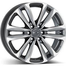 Mak Safari6 Gunmetal Machined Face 7.5x17 6/114.3