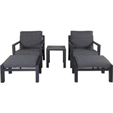 Venture Design Barcelona Lounge-Set, 1 Tisch einschl. 2 Stühle