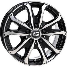 MSW 48 Van Black Polished 6.5 x 16 5 120 ET60 B65.1