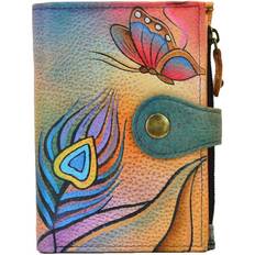 Anna by Anuschka Anuschka Women s Hand Painted Genuine Leather Ladies Wallet - Snap Button Closure Holders