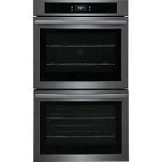 Built in double electric oven black Frigidaire Double Electric with Fan Convection Steal, Black Black