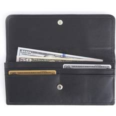 New York Leather Rfid Blocking Clutch Wallet