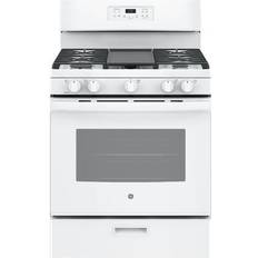 GE JGBS66K Standing Gas Range White