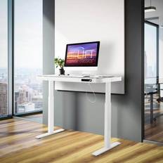 Desk standing Seville Classics AIRLIFT® Tempered Electric Standing Desk Dual 2.4A USB Charging Port and 3 Memory Buttons Height Display Max. Height 47
