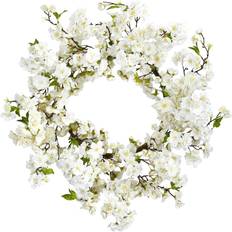 Nearly Natural 24â Cherry Blossom Wreath