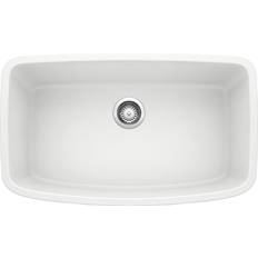 White Kitchen Sinks Blanco 441773 Valea Super Single Undermount: