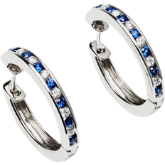 Aspinal of London Hoop Earrings - White Gold/Diamond