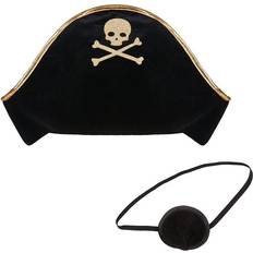 Pirater Maskerad Hattar Mimi & Lula Pirate Hat and Patch Dress Up Set