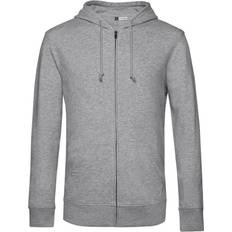 B&C Collection Men's Organic Hoodie - Grey Heather