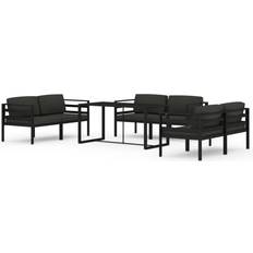 vidaXL 3115929 Conjunto de Sala de Exterior, 1 Mesa incl. 6 Sofás