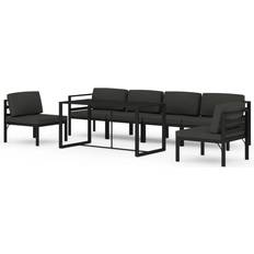 vidaXL 3115920 Lounge-Set, 1 Bord inkl. 6 Soffor