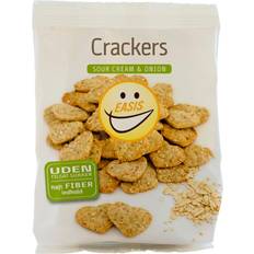 Easis Kiks, Knækbrød & Skorper Easis Crackers Sour Cream & Onion 100g 1pak