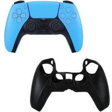 PlayStation 5 Game Controllers Sony DualSense Controller in Blue with Silicone Sleeve