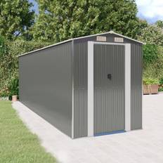 Garden shed vidaXL Garden Shed Light Grey 192x606x223