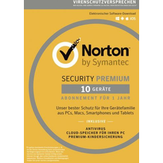 Norton premium Symantec Norton Security Premium 3.0 I 10 Geräte 1 Jahr