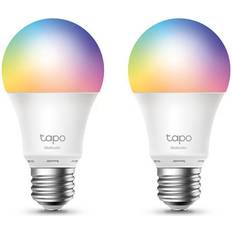 Ampoules TP-Link Tapo Ampoule Connectée WiFi, Ampoule led E27 Multicolore 2500K-6500K, Dimmable 8.7 w 806Lm, Compatible avec Alexa et Google Home, Commande