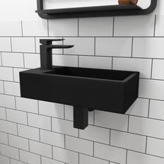 Bathroom Sinks Detroit Cloakroom Black Hung Basin