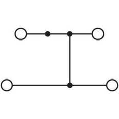 Phoenix Contact Sonnettes Phoenix Contact Bloc de jonction rail DIN UKK 5-PV, A visser, Gris