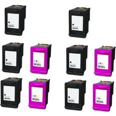 Hp 303 xl HP Kompatible Blækpatroner 303 XL T6N01AE 10 Stk
