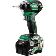 Hikoki Impact Wrench Hikoki WH36DCJRZ 36v MULTI VOLT Cordless Brushless 1/4" Impact Driver Inc 2x 2.5Ah/5.0Ah Batts