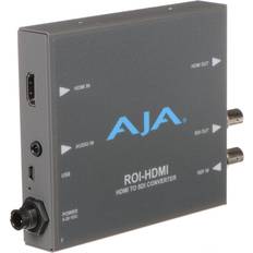 Pal + radio Aja ROI-HDMI, Sort, 1920 x 1200 pixel, 480p,525i,625i,720p,1080i,1080p, NTSC,PAL, 24 Bit, HDMI