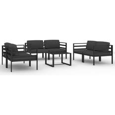 vidaXL 3107801 Lounge-Set, 1 Bord inkl. 6 Soffor