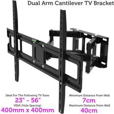 TV Accessories 23' to 56' DUAL ARM