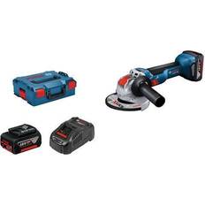 Slijpers & Polijsters Bosch GWX 18V-10 Accu Haakse Slijper Set 2x 5.0 Ah