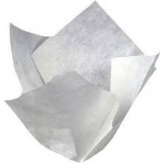 Muffinsform Tulipan Ø50x95 Hvid,1000 stk/krt Muffinplade
