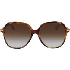 Victoria Beckham VB613S 215 Acetat Solbriller Acetat Skildpadde - Brun