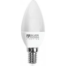 Led pærer e14 krone 7w Silver Electronics Vela 971714 LED Lamps 7W E14