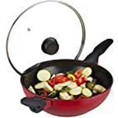 Aluminium Poêles Wok Relaxdays Wokpanna 28 cm