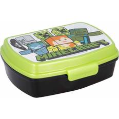 Schwarz Brotdosen Stor Minecraft Lunchbox