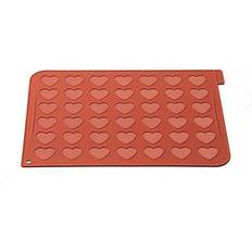 Silikomart Tapis de Cuisson Silikomart Hjärtan Macarons Tapis de Cuisson Silikomart Hjärtan Macarons Tapis de Cuisson