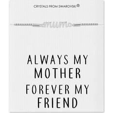 Philip Jones Mum Bracelet - Silver/Transparent