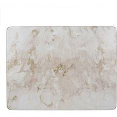 Gris Individuales Standard Individuales Gris, Blanco (30x23cm)