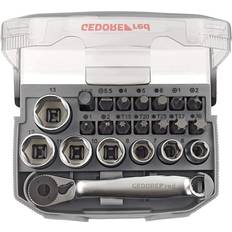 Gedore Topnøgle-bit Indsats 23 dele 3300026 Spærrenøgle