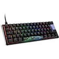 Ducky One 3 Classic Mini Tastatur USB Tysk Sort Hvit