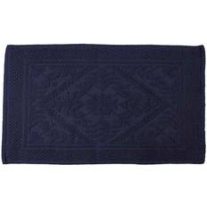 Blue Bath Mats Allure Country Hand-Woven Jacquard Blue