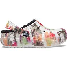Tie dye crocs Barnskor Crocs Kid's Classic Lined Tie-Dye Clog - Blotched Tie Dye