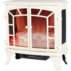 Fireplaces Warmlite WL46020C Rochester 2KW Electric Double Door Fireplace Heater