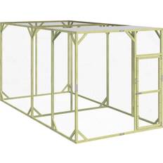 Chicken coop vidaXL Chicken Coop 200x400x200 Impregnated Solid Pine