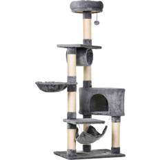 Pawhut Pets Pawhut Cat Tree Tower Height 150cm Activity Stand House Scratching Posts