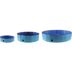 Flamingo Doggy Splatter Pool Blue 340