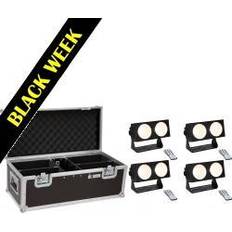 Studio & Belysning Eurolite EUROLITE Set 4x LED CBB-2 COB WW Bar Case