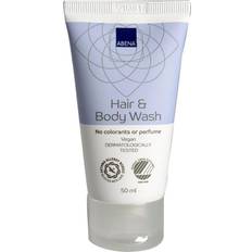 Abena Bade- & Bruseprodukter Abena Hår og bodyshampoo farve parfume 50ml