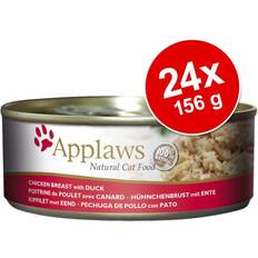 Applaws 18 + 6 gratis! 24 156 dåser Kyllingefilet bouillon