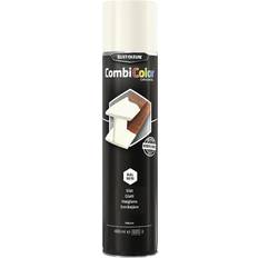 Rust-Oleum Peinture Anti-Rouille Combicolor Aérosol 400 mL Blanc Brillant Peinture Bois, Peinture Métal Blanc