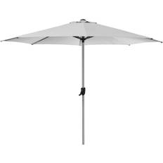 Parasoll med vev Cane-Line Parasoll Sunshade M/Vev, Ø300 H247, Silver/Dusty